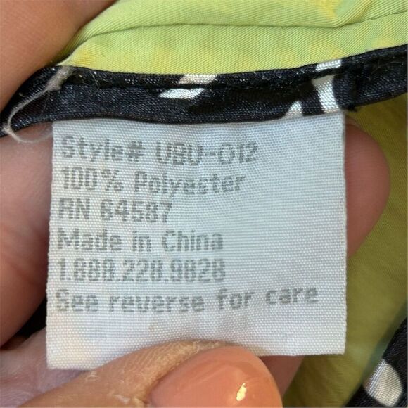 UBU Women's Small Green Packable Rain Jacket with Hood - Picture 13 of 14